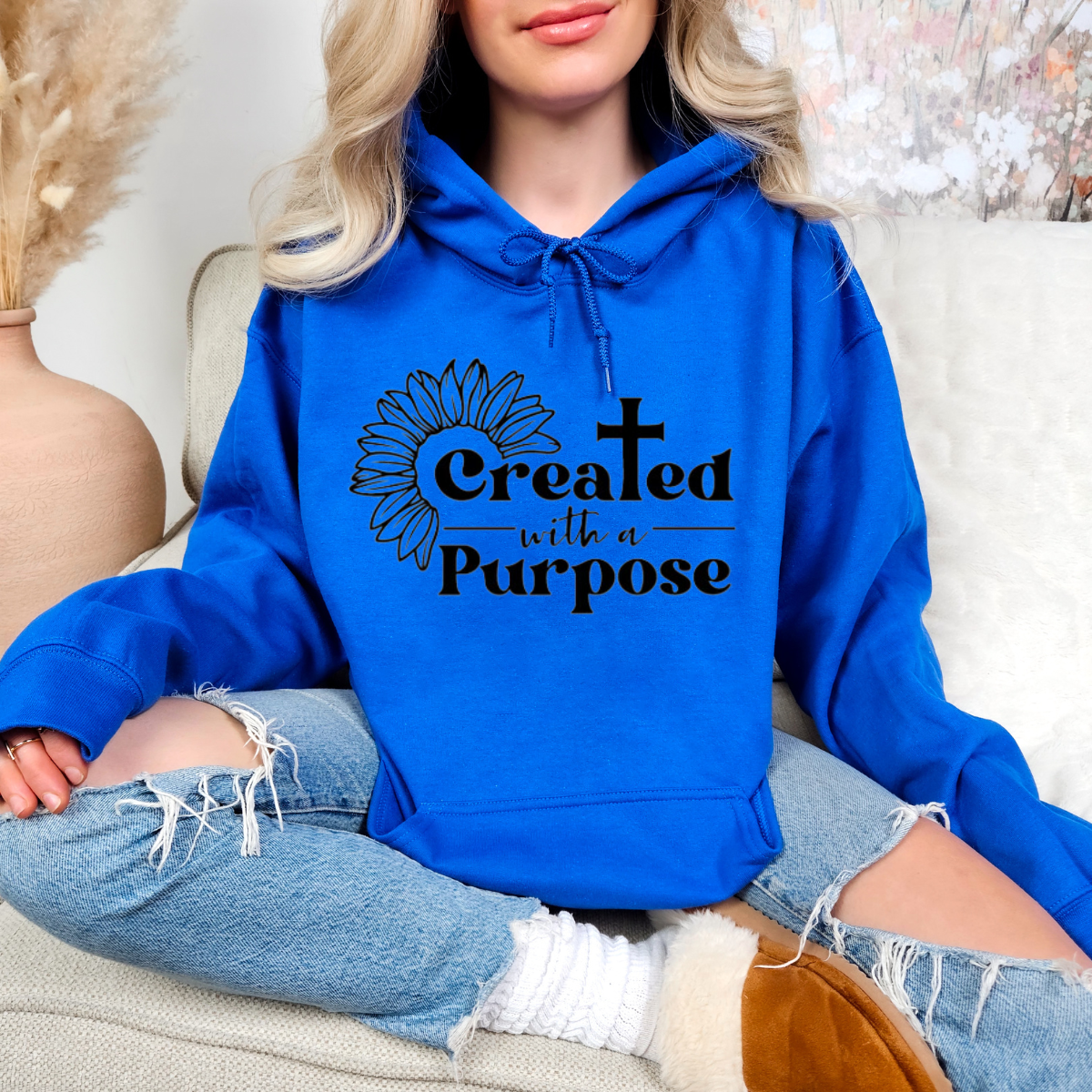 Hoodie Created with a Purpose