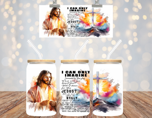 Uv Dtf Cup Wrap Religious I can only imagine 634