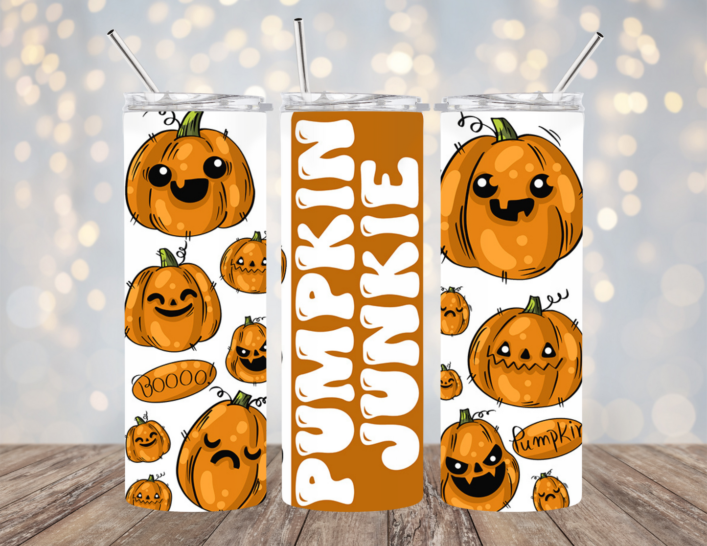 UVDTF 20 oz Cup Wrap Pumpkin Junkie 2046