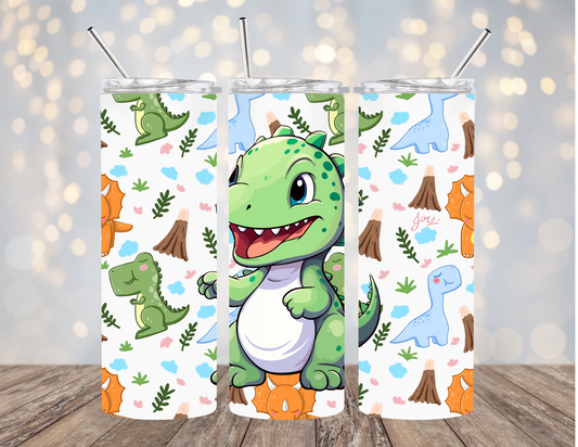 20 Oz Tumbler Baby Dinosaur