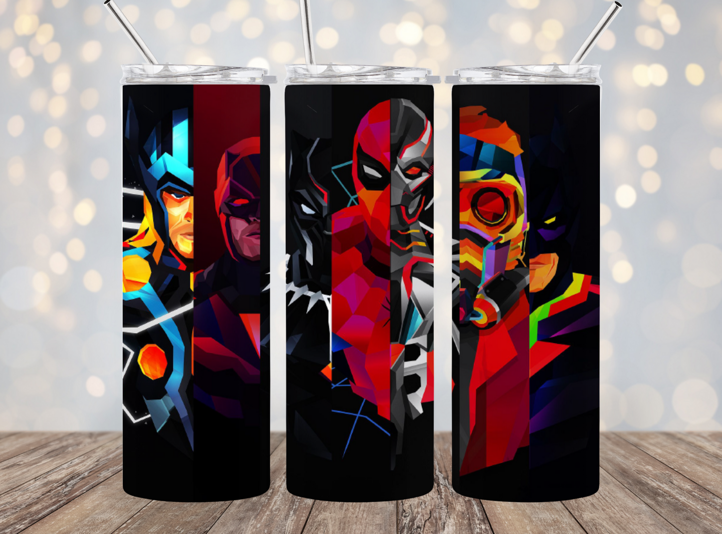 20 Oz Tumbler Super Hero Art