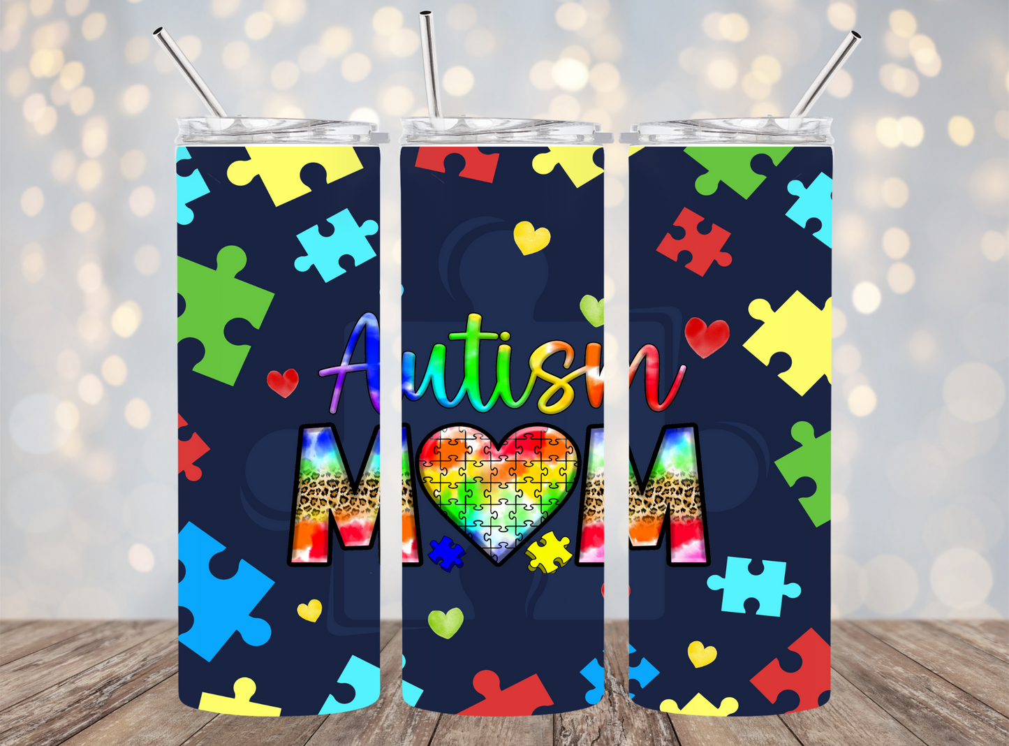 20 Oz Tumbler Autism Mom