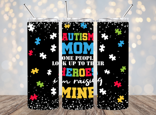 20 Oz Tumbler Autism Mom