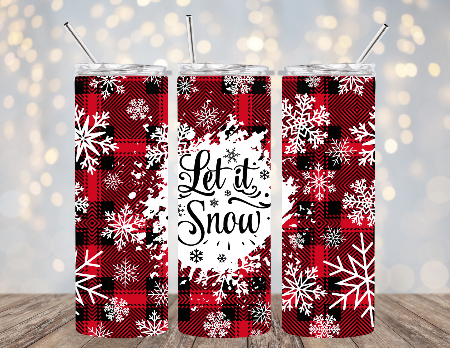 20 Oz Tumbler Let it Snow