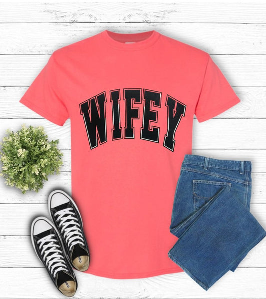 Short Sleeve T-Shirt Wifey 906