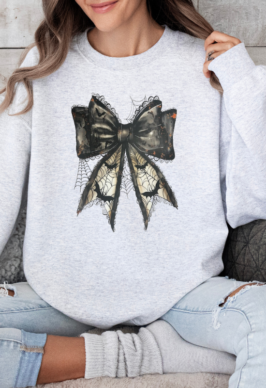 Crewneck Bat Bow