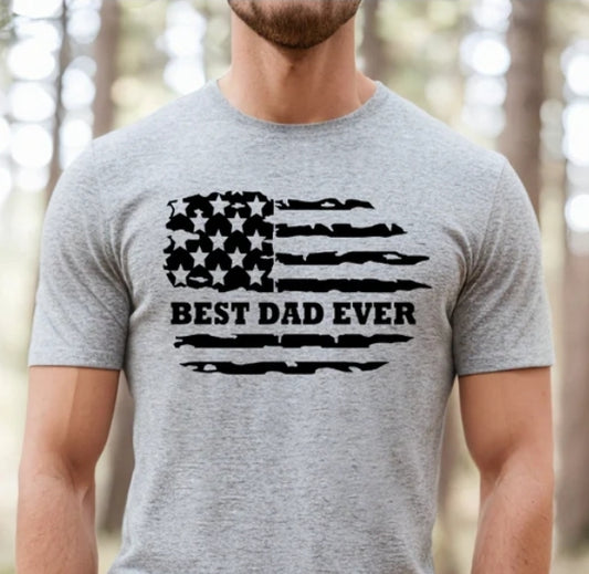 Short Sleeve T-Shirt Best Dad Ever 840