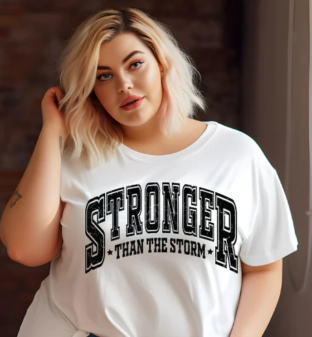 Short Sleeve T-Shirt Stronger Than The Storm 1152