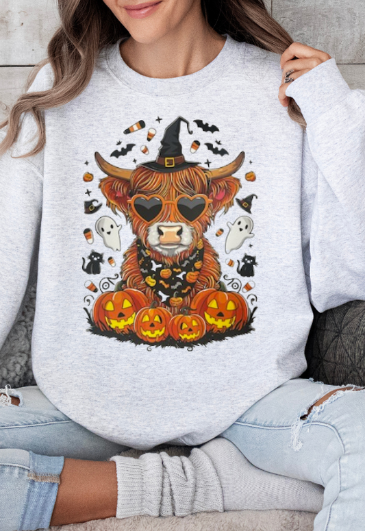 Crewneck Halloween Cow