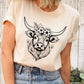 Short Sleeve T-Shirt Highland Cow 932