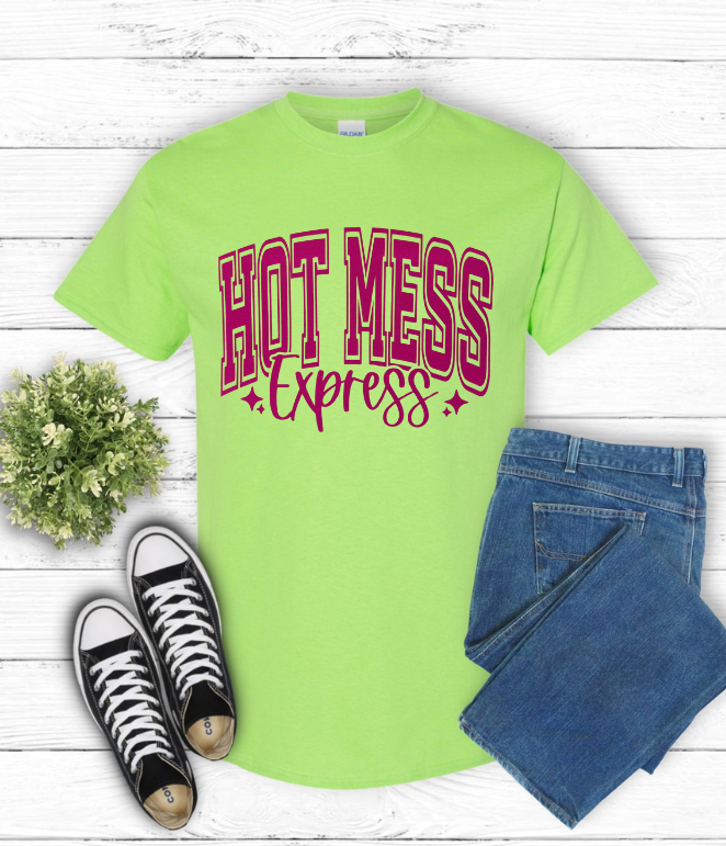 Short Sleeve T-Shirt Hot Mess Express 1090