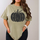 Short Sleeve T-Shirt Distressed Pumpkin