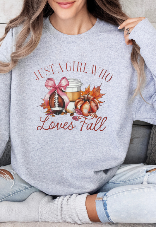 Crewneck Just a girl who loves fall